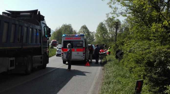 Monte Marenzo, scontro tra due auto a Levata, due feriti in Ps