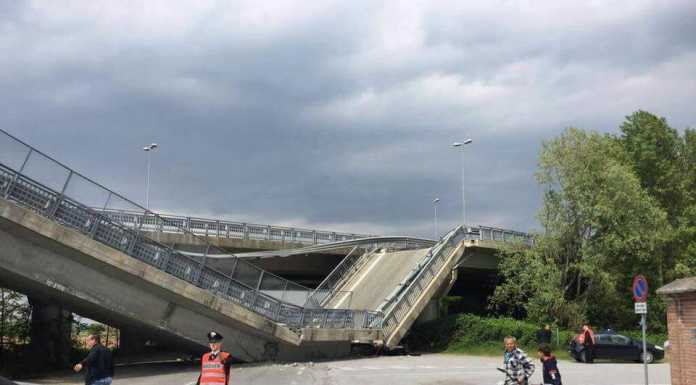 Fossano. Crolla una rampa della tangenziale, tragedia sfiorata