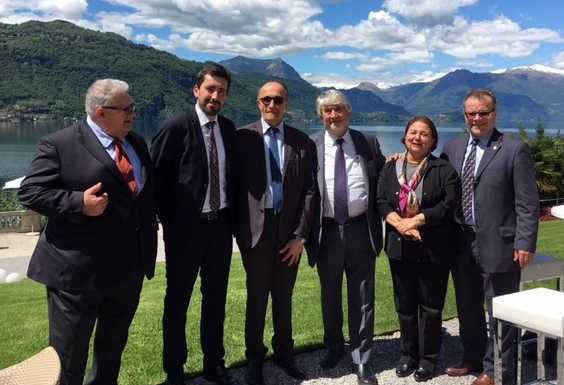 Mandello. Il ministro del Lavoro Giuliano Poletti a Villa Lario