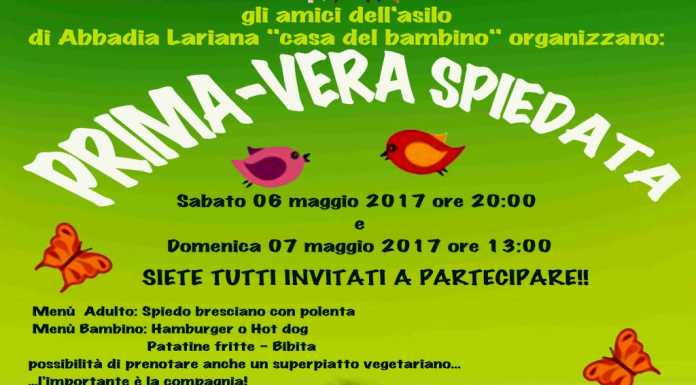 Asilo di Abbadia, fine settimana con “Prima-vera spiedata”