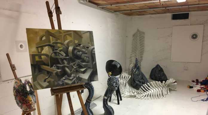 Afran trova ‘spazio’ per la sua arte, un laboratorio espositivo a Pescate