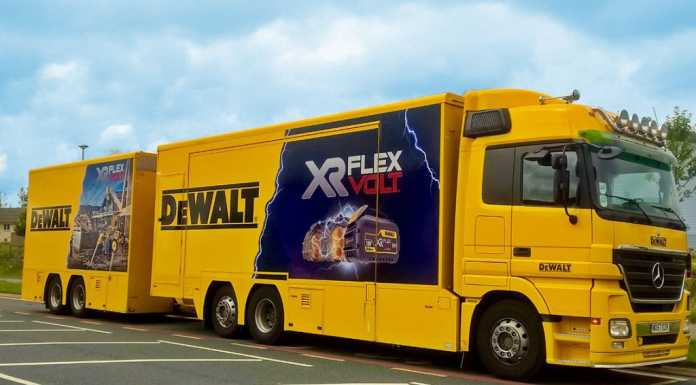 DeWalt Truck Tour: il mega tir mercoledì fa tappa da Venerota