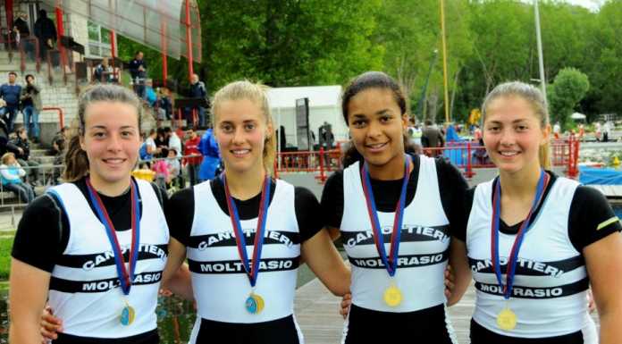 Arianna, Giorgia, Carolina e Ilaria. Meeting di Piediluco tutto d’oro