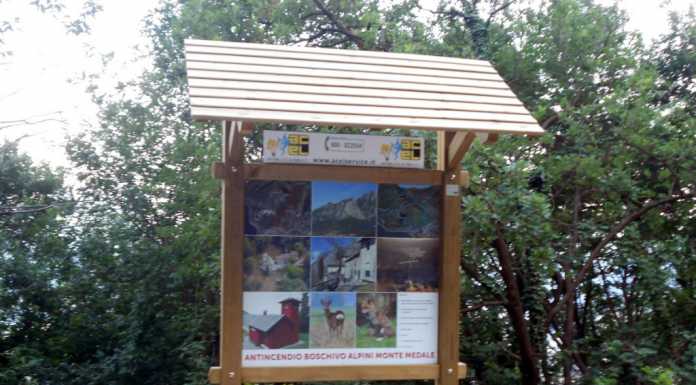 Squadra Antincendio Rancio: posizionato il pannello informativo