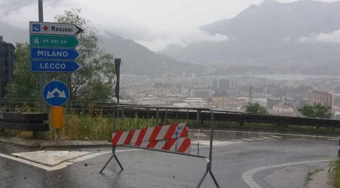 Maltempo, controlli dell’Anas sulla nuova Lecco-Ballabio