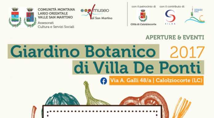 Calolziocorte: una serata poetica al Giardino Botanico