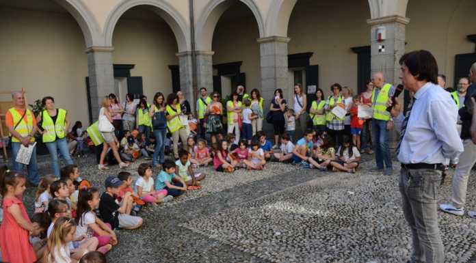 Festa per il Piedibus: a Lecco sono 29 le linee e ben 600 i bimbi
