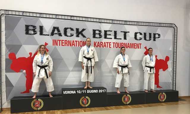 Karate: Elisa Sironi conquista l’oro alla “Black Belt Cup”