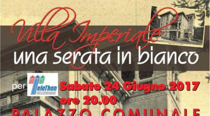 Sirone: “Serata in bianco” insieme a Telethon a sostegno della ricerca