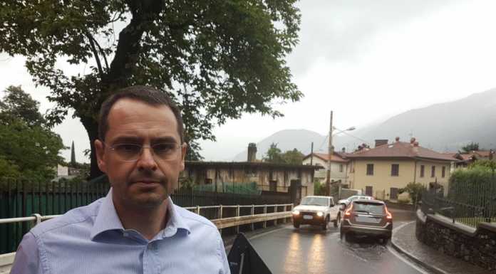 Dervio, via Valvarrone allagata, Vergottini: “Si intervenga al più presto”