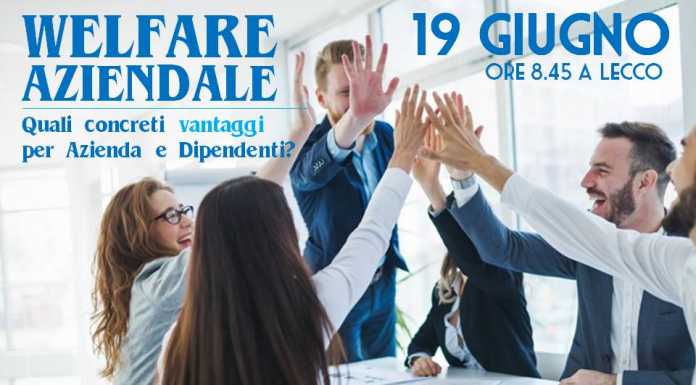 Welfare aziendale, lunedì 19 giugno un incontro in Confcommercio
