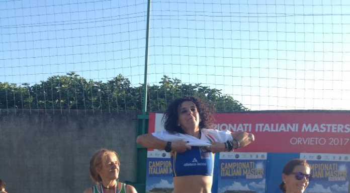 Atletica, Elena Fustella cala il tris ai campionati italiani Master
