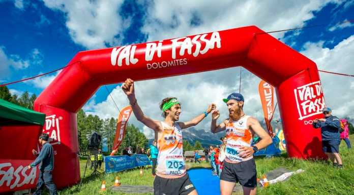Paolo Bonanomi e Eros Redaelli, protagonisti alla Val di Fassa Running