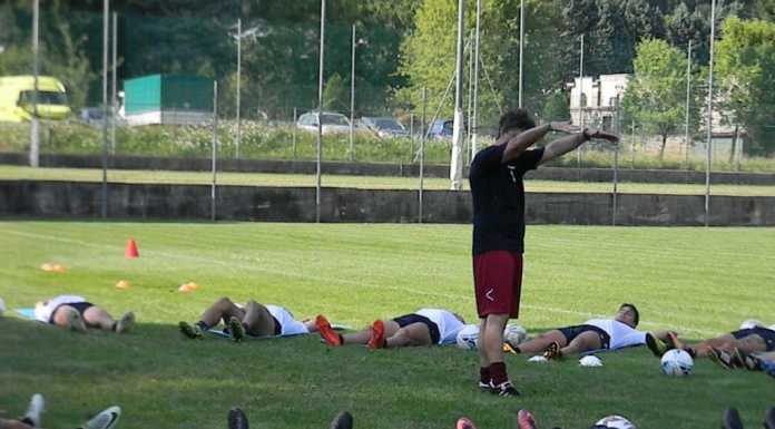 Calcio Lecco, la squadra inizia il ritiro a Carenno
