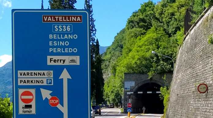 Varenna, annullati gli atti per la nuova rotatoria sulla Provinciale 72 galleria varenna
