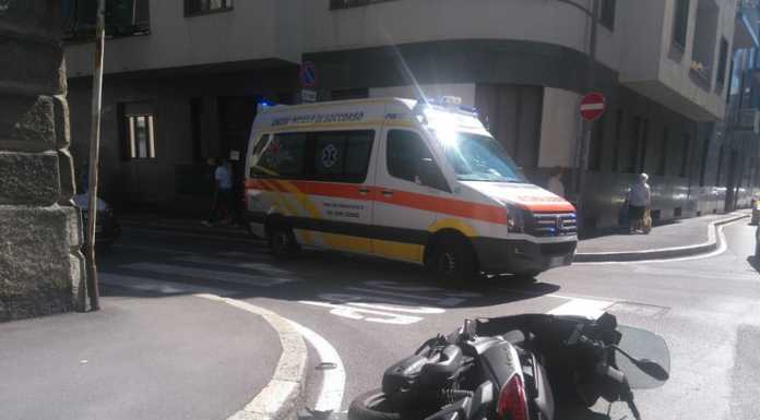 Schianto in via Aspromonte, due giovanissimi centauri in PS