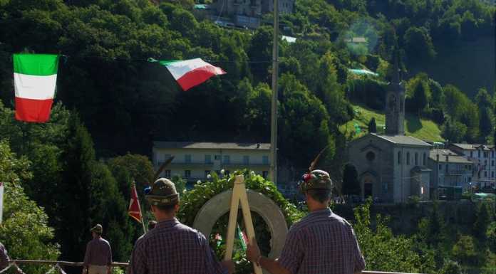 Torre de Busi. Le celebrazioni degli Alpini di Sogno in memoria dei Caduti