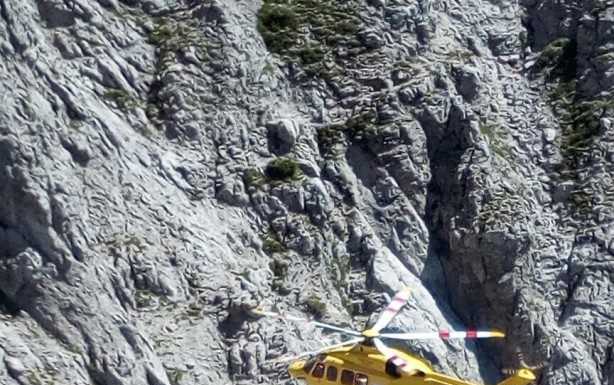 In difficoltà nel Canalone Angelina, elisoccorso giovane 23enne