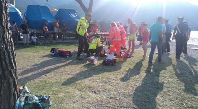 Si sente male al Lido di Vercurago, grave un anziano signore