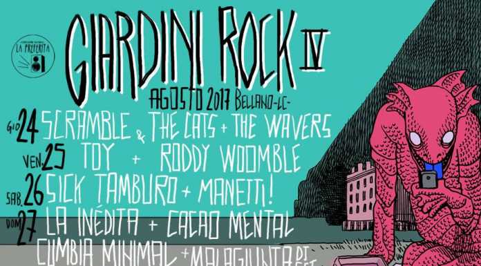 “Giardini Rock”, a Bellano 4 giorni di musica indipendente