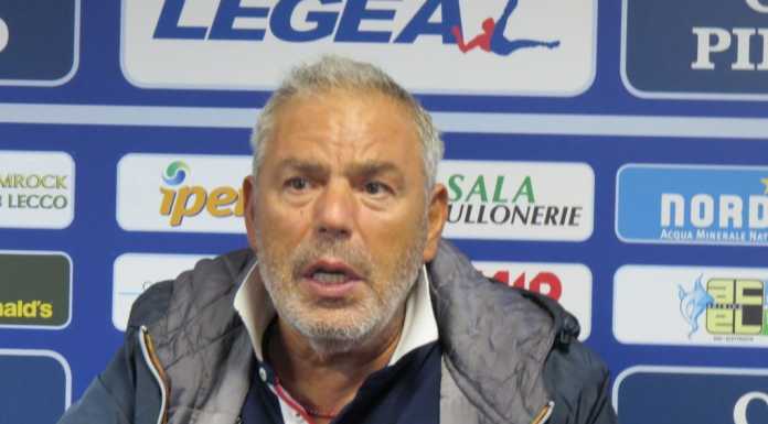 Calcio. Il Lecco pareggia, in sala stampa è “Di Nunno Show”