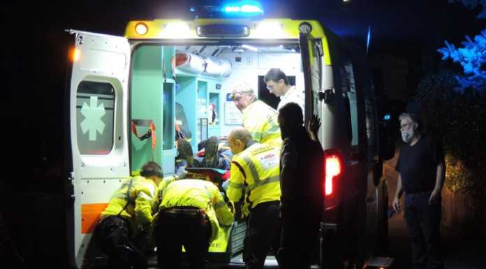 Abbadia. Incidente in moto a Crebbio, soccorso un 51enne