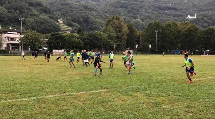 Gran festa per il ritiro del Rugby Lecco in Valtellina