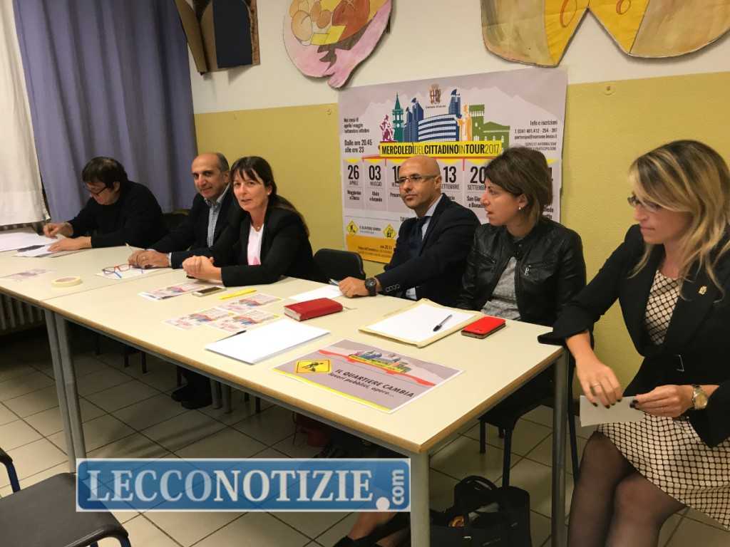 Da sinistra, gli assessori Ezio Venturini, Salvatore Rizzolino, Francesca Bonacina (vice-sindaco), Riccardo Mariani, Simona Piazza e Gaia Bolognini