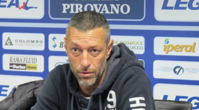 Il Lecco pareggia. Delpiano è fiducioso, Di Nunno si arrabbia