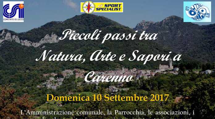 Carenno: domenica la camminata tra Natura, Arte e Sapori