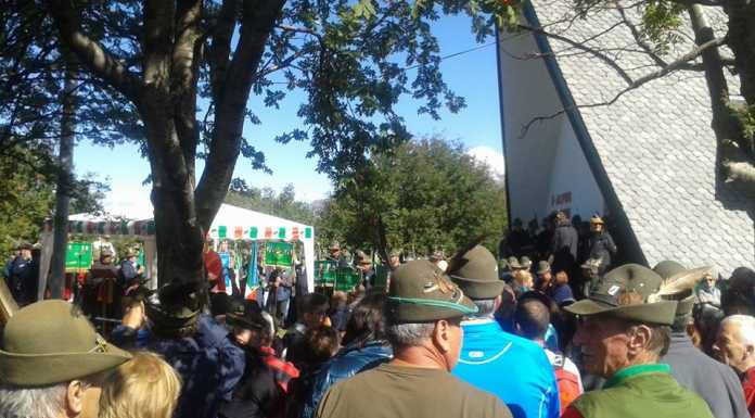 Alpini alle Betulle per celebrare il 64° anniversario della chiesetta