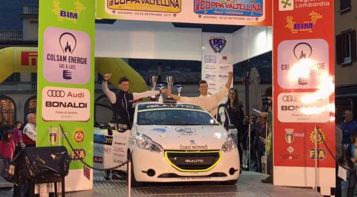 Il derviese Federico Manenti brilla al 61° Rally Coppa Valtellina