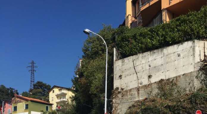 Ombriaco: crepa sospetta, chiusa la provinciale per Vendrogno