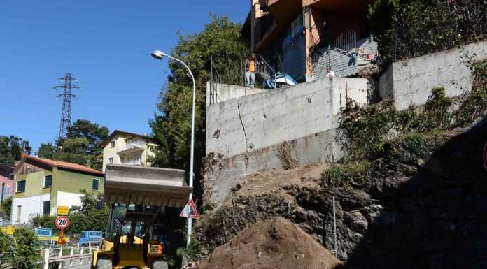 Lavori in corso per riaprire la provinciale tra Bellano e Vendrogno