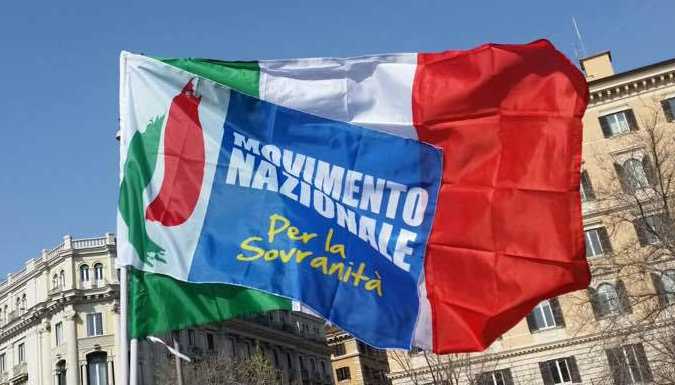 Movimento Nazionale Lecco e Destra per Lecco al corteo di Roma