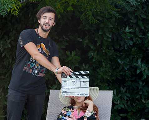 Villa Lario si trasforma in un set per gli spot pubblicitari