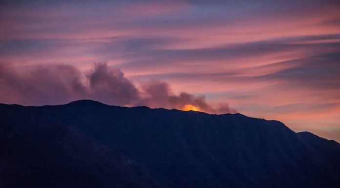 Incendio nei boschi di Veleso. Intervento di Vigili del fuoco e Protezione civile
