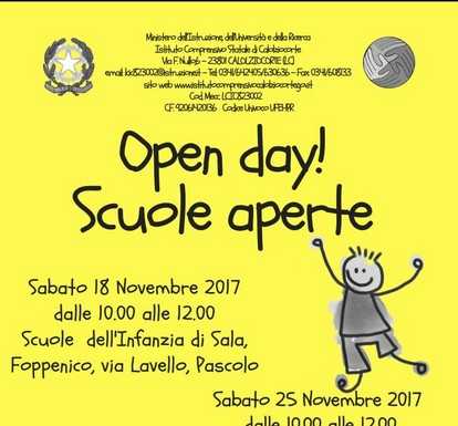 Scuole dell’infanzia a Calolzio. Il 18 e 25 novembre gli open day