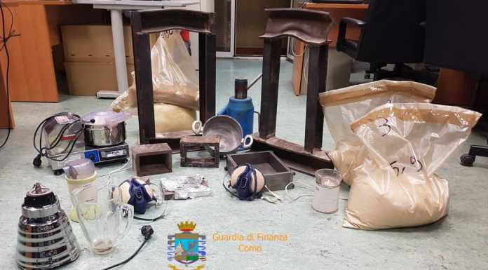 Brembate, la GdF di Como sequestra oltre 32 kg di eroina