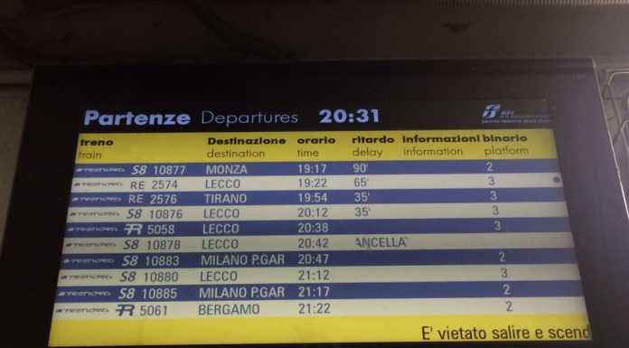 Treno guasto e ritardi: rientro da dimenticare sulla Lecco-Milano