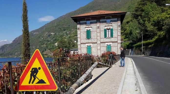 Bellano: un nuovo marciapiede fino alla spiaggia di Oro