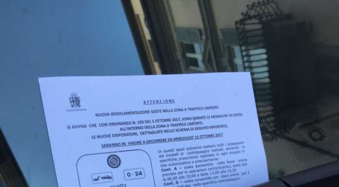 ZTL in centro: dopo i volantini informativi, da oggi le multe