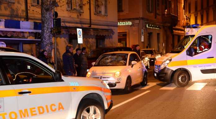 Paura a Bellano, 67enne investito da un’auto