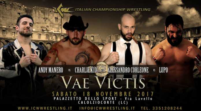 Quattro lecchesi sul ring della ICW sabato a Calolziocorte