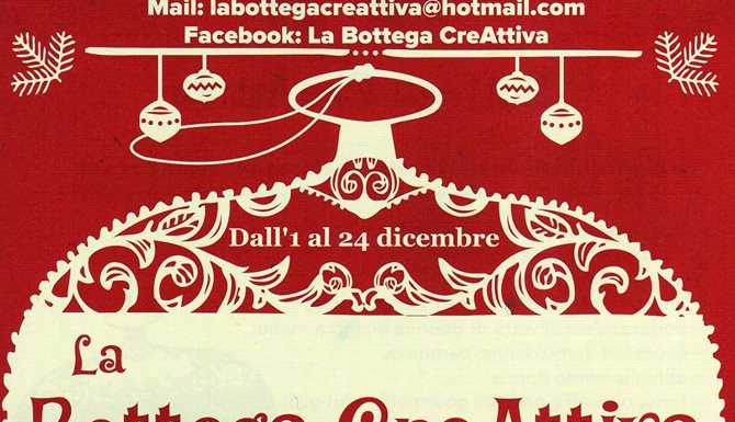 Olginate: per le feste di Natale riapre la Bottega CreAttiva