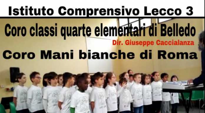 Gli alunni di Belledo canteranno a Roma per l’iniziativa del Ministero