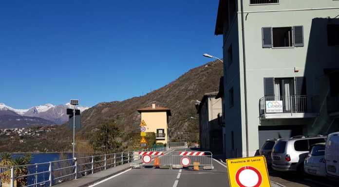 Dorio. Cornicioni pericolanti, Sp chiusa: si lavora per riaprirla