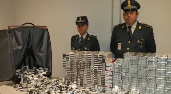 Conclusa l’operazione “Smoking Sky”: sequestrate 5 ton di sigarette