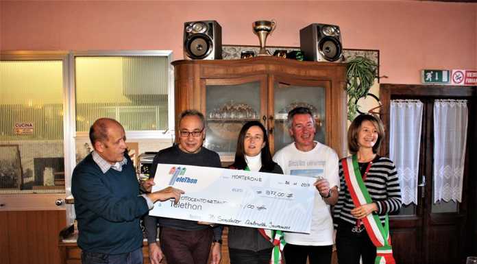 Telethon in visita a Morterone, un piccolo paese dal grande cuore