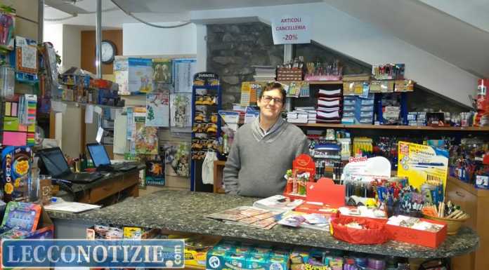 Olginate, la cartoleria del sindaco Passoni chiude dopo 20 anni